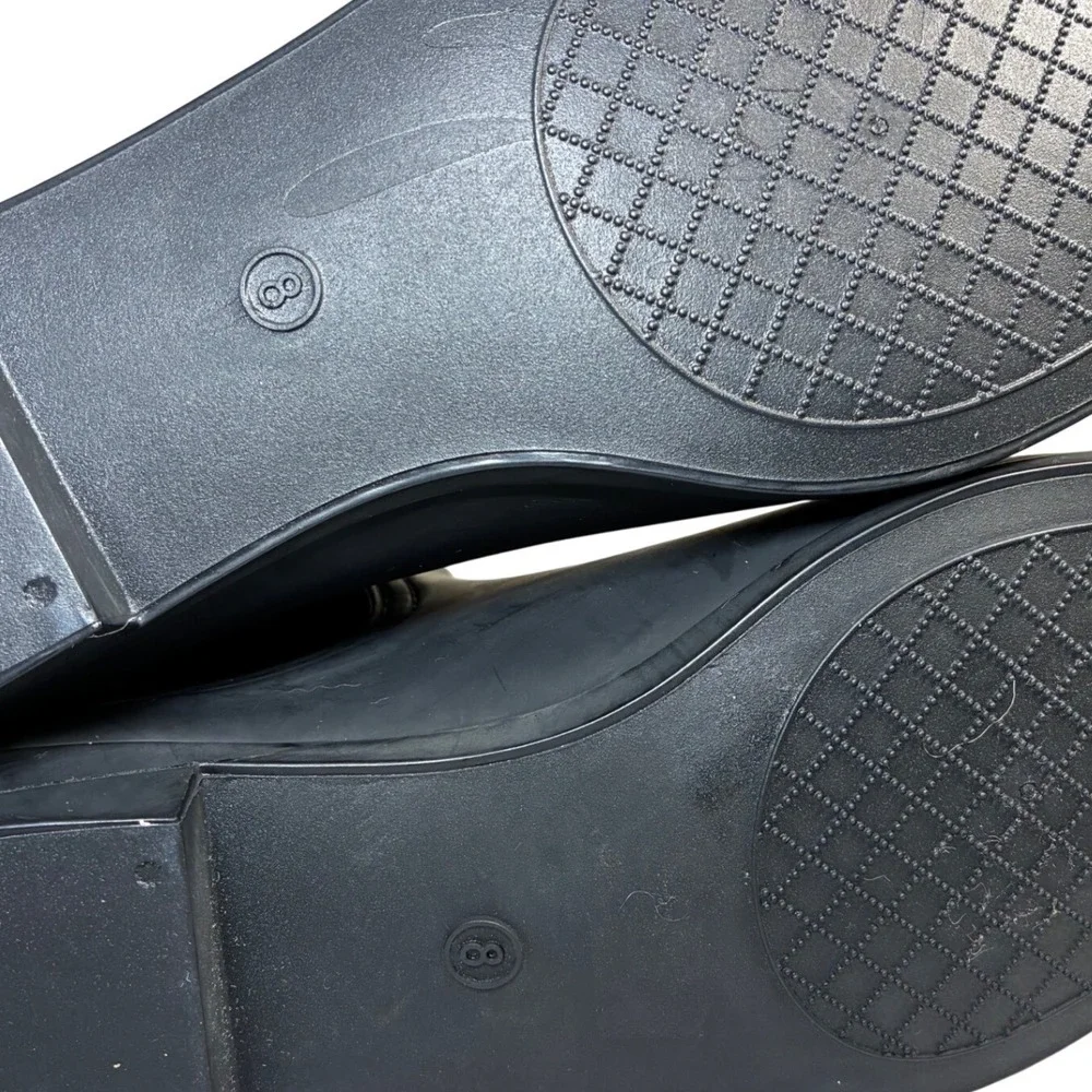 Jeffrey Campbell Havana Last Rain Boots‎ Black Chelsea style waterproof size 8